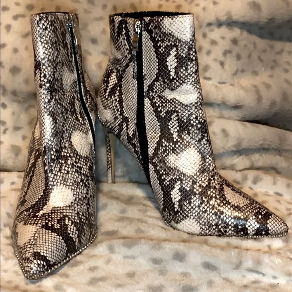Snakeskin Catherine Malandrino Booties